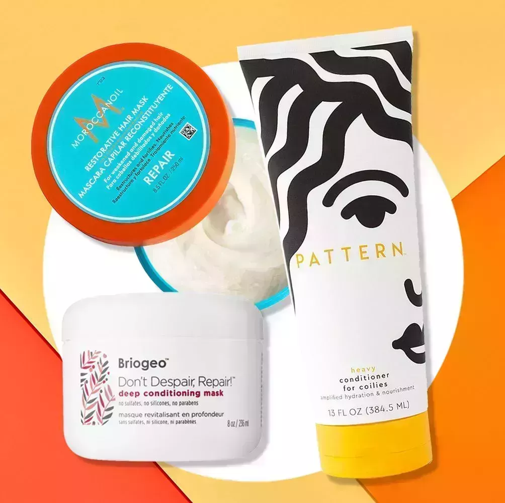 three hair masks