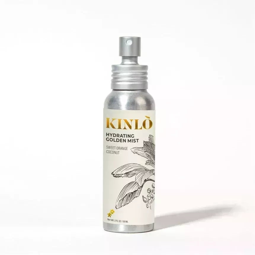 Kinlò Hydrating Golden Mist on white background