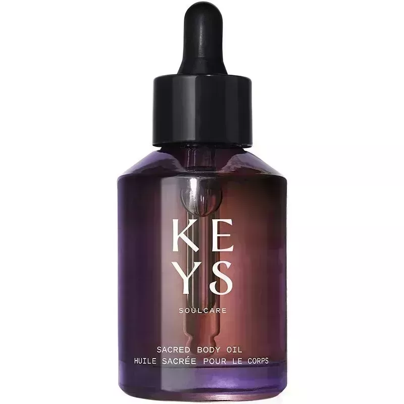Keys Soulcare Sacred Body Oil on white background
