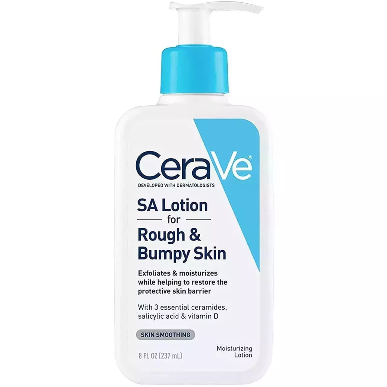 CeraVe SA Lotion For Rough & Bumpy Skin on white background