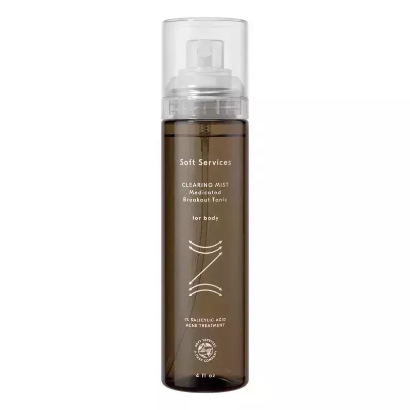 Soft Services Clearing Mist on white background