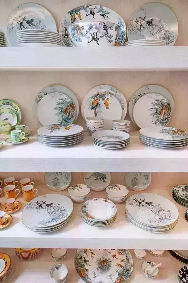 Kris Jenner Dish Closet animal hermes