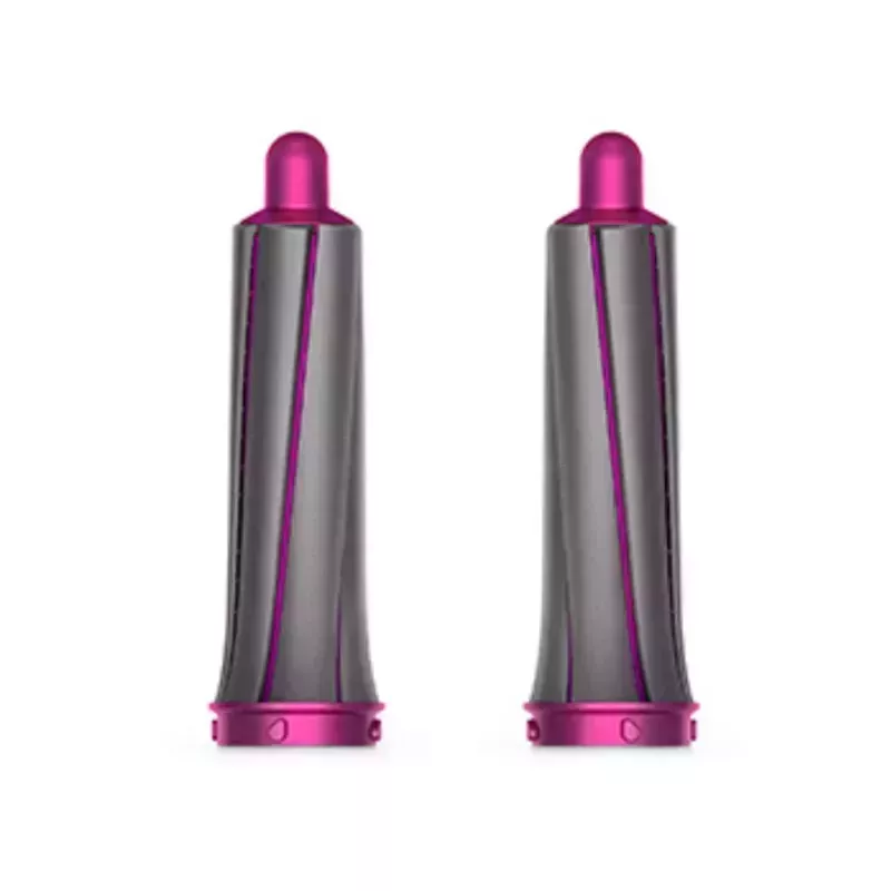 Two grey Dyson Airwrap 1.2-Inch Barrels on a white background