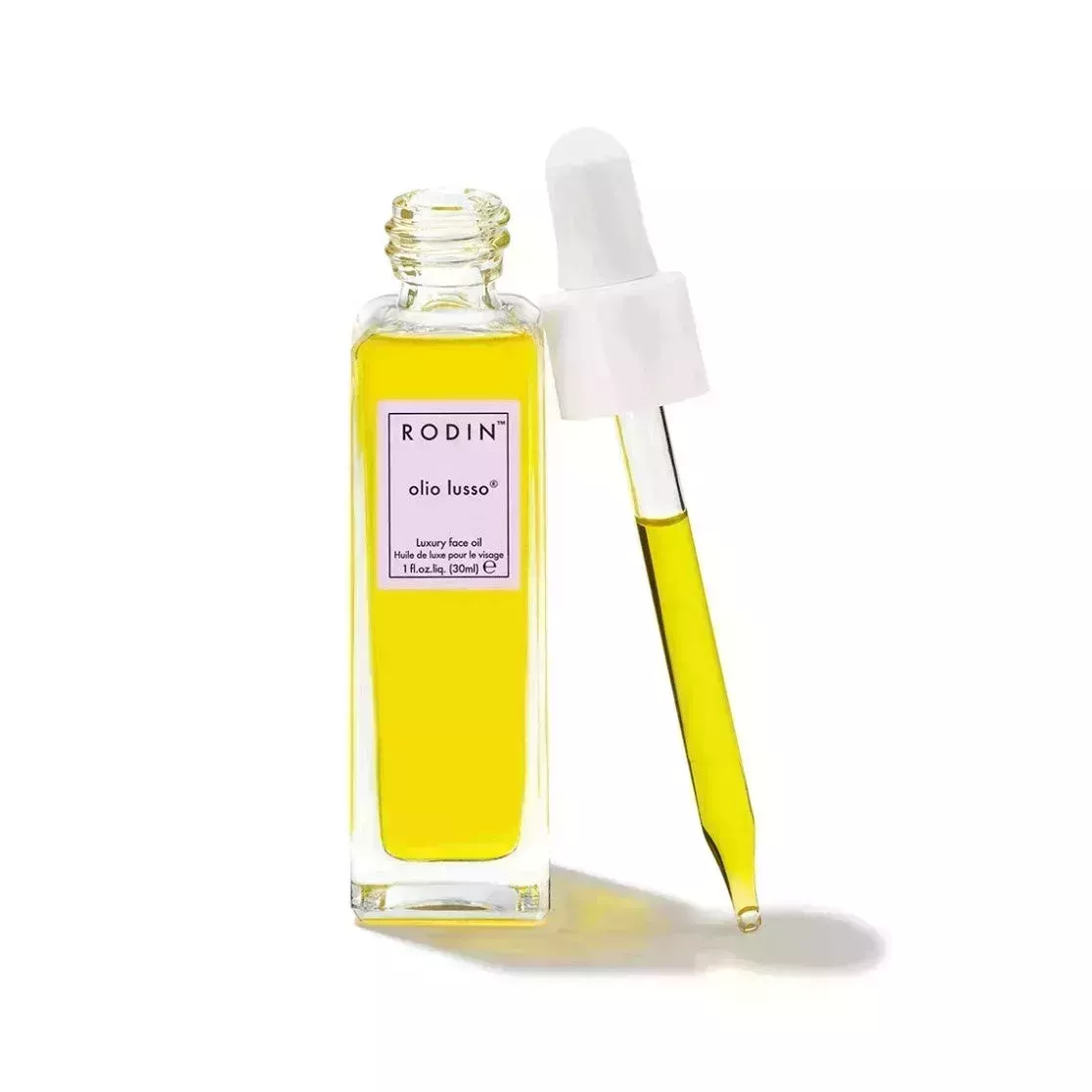 Rodin Luxury Face Oil on white background