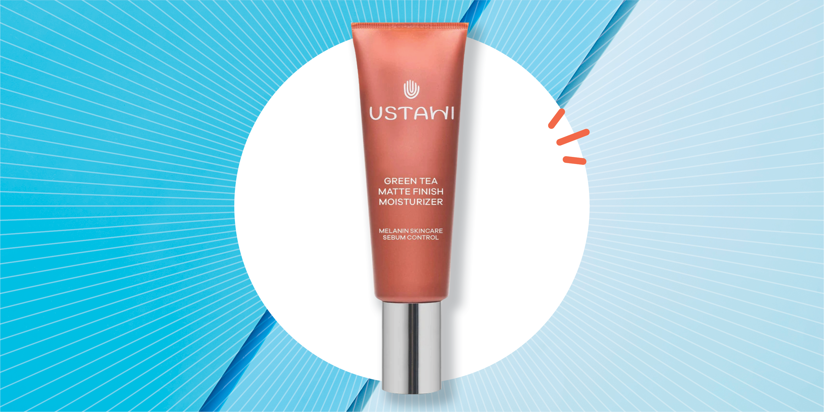 La crema hidratante mate de té verde de Ustawi es matificante, nutritiva y libre de crueldad