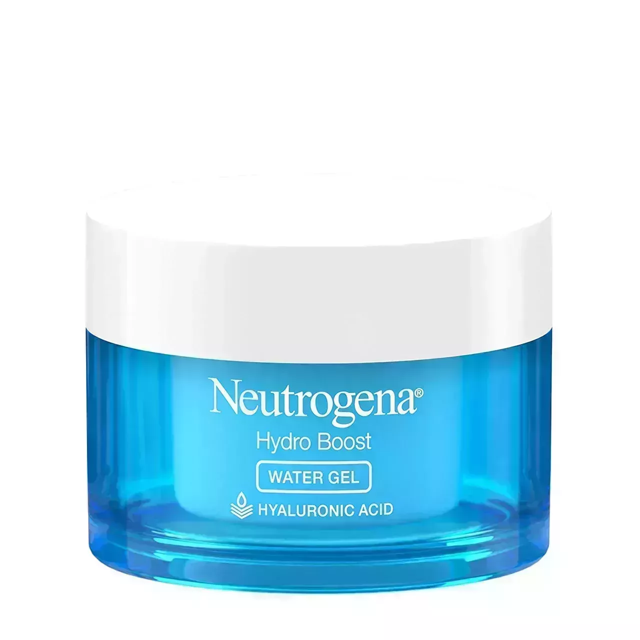 Jar of Neutrogena Hydro Boost Water Gel on a white background