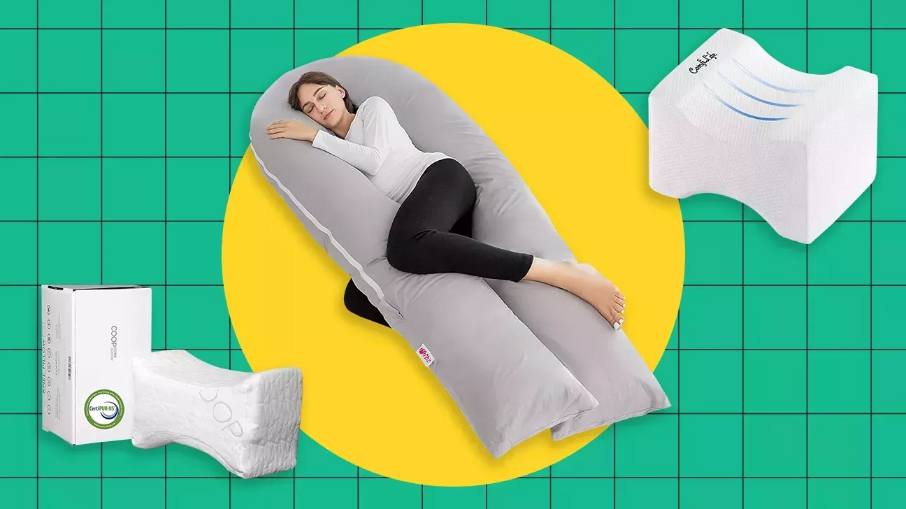 Las 8 mejores almohadas para las rodillas de los que duermen de espaldas y de lado