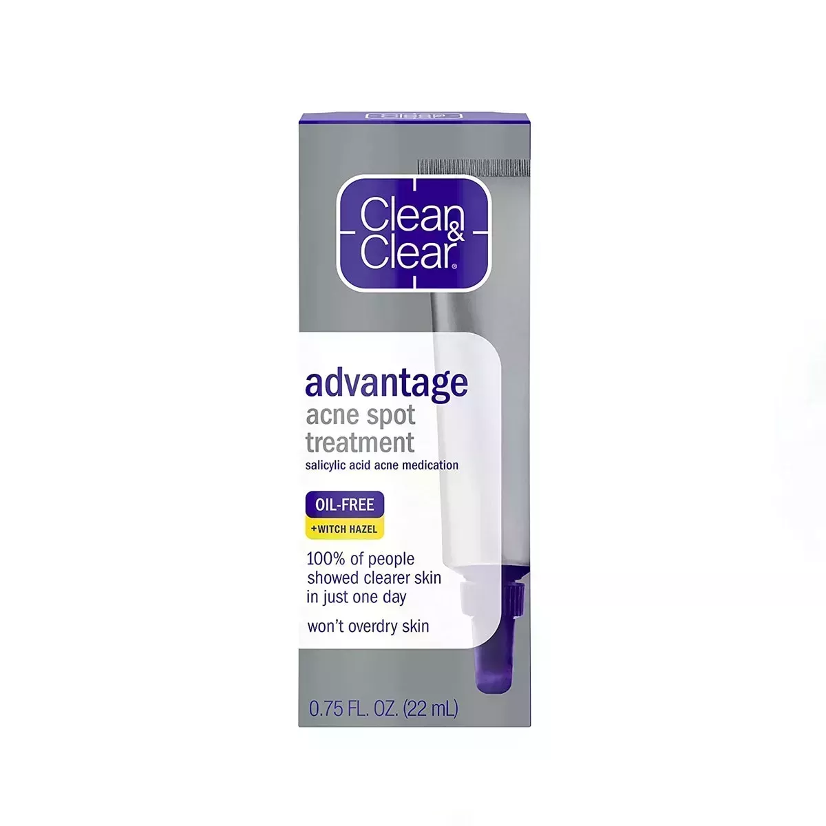 Clean & Clear Advantage Acne Spot Treatment on white background