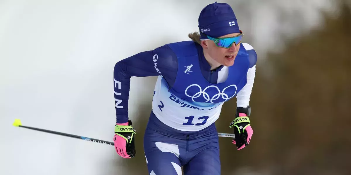 Un esquiador de fondo finlandés sufre la 