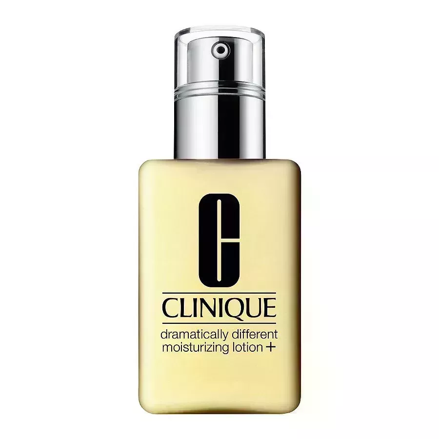 Clinique Dramatically Different Moisturizing Lotion+ on white background