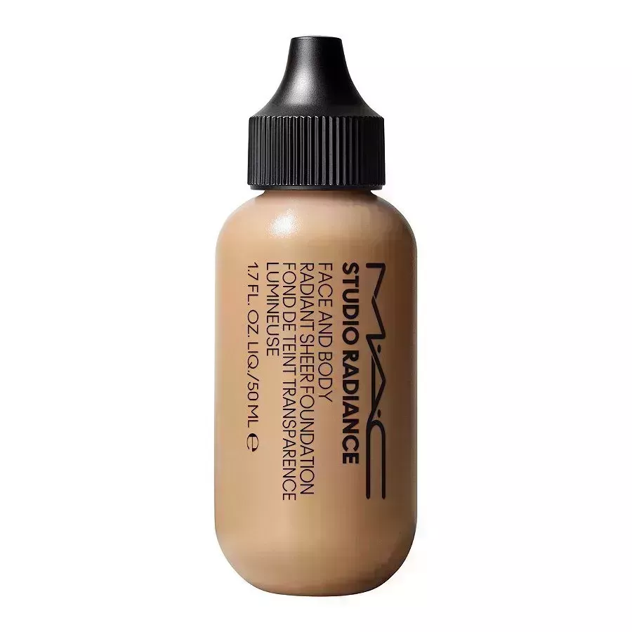 MAC Studio Radiance Face And Body Radiant Sheer Foundation on white background