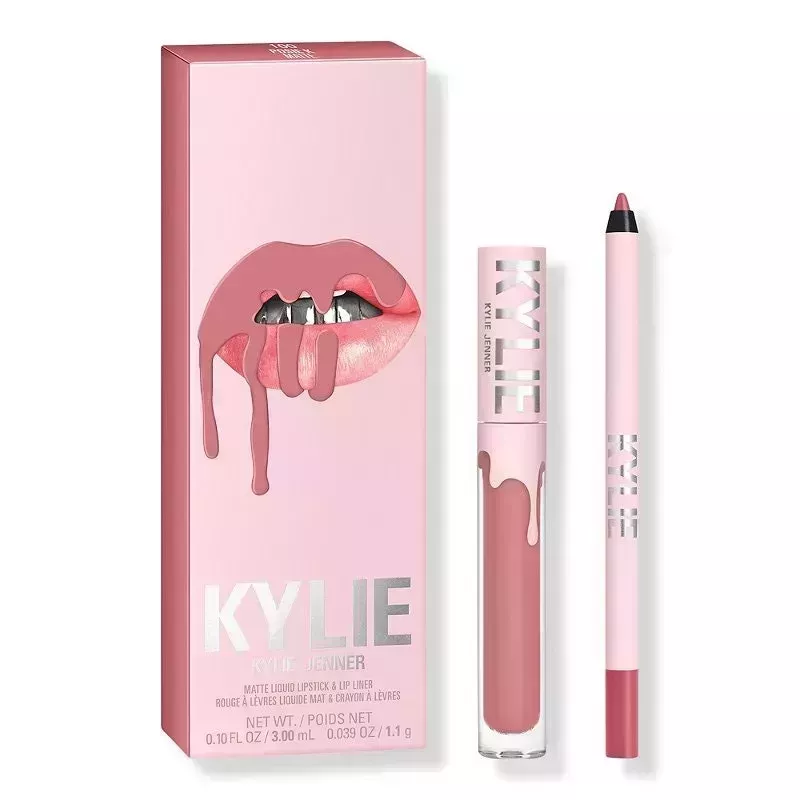 Kylie Cosmetics Matte Lip Kits with box on white background