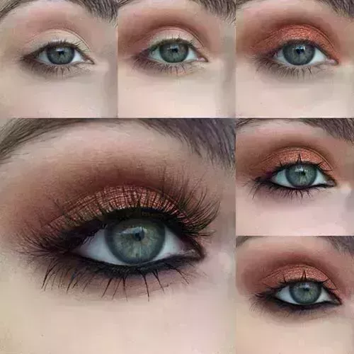 Maquillaje para ojos verdes