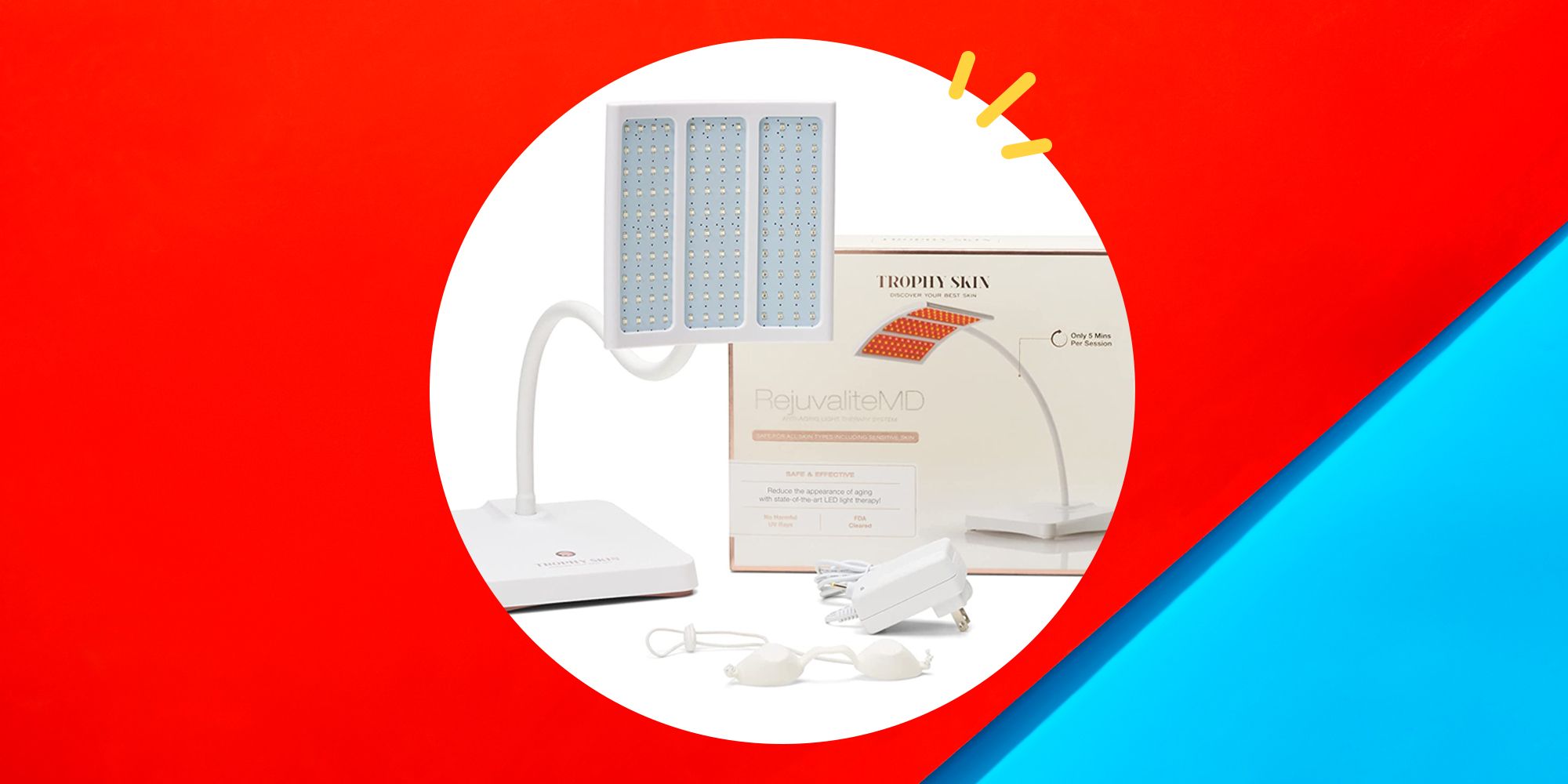 Nunca recibí cumplidos sobre mi piel hasta que empecé a usar esta luz roja de Amazon