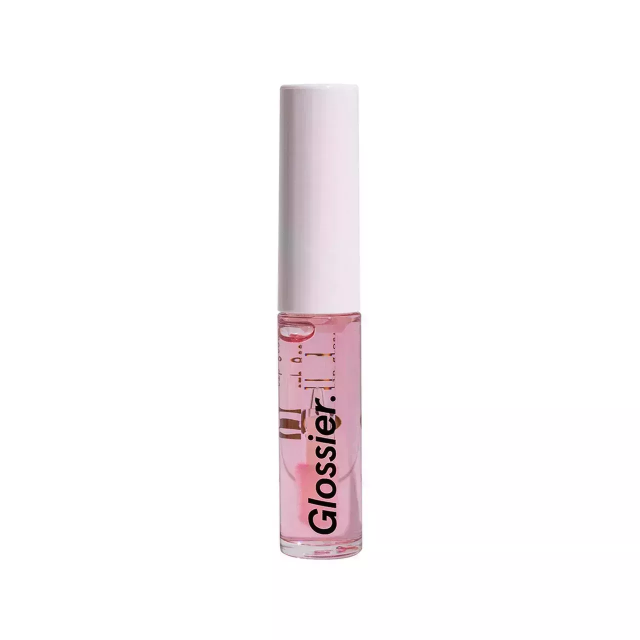 Glossier Lip Gloss on white background