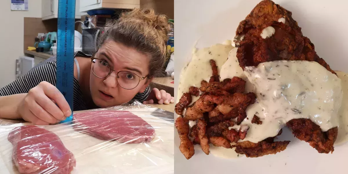 Soy un británico que intentó cocinar por primera vez un filete de pollo frito, y el clásico americano se sintió mal