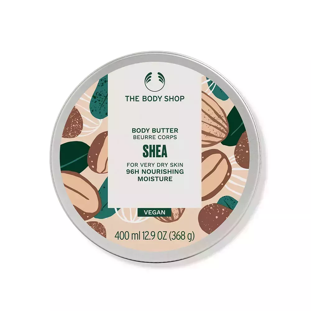 The Body Shop Shea Jumbo Body Butter on white background