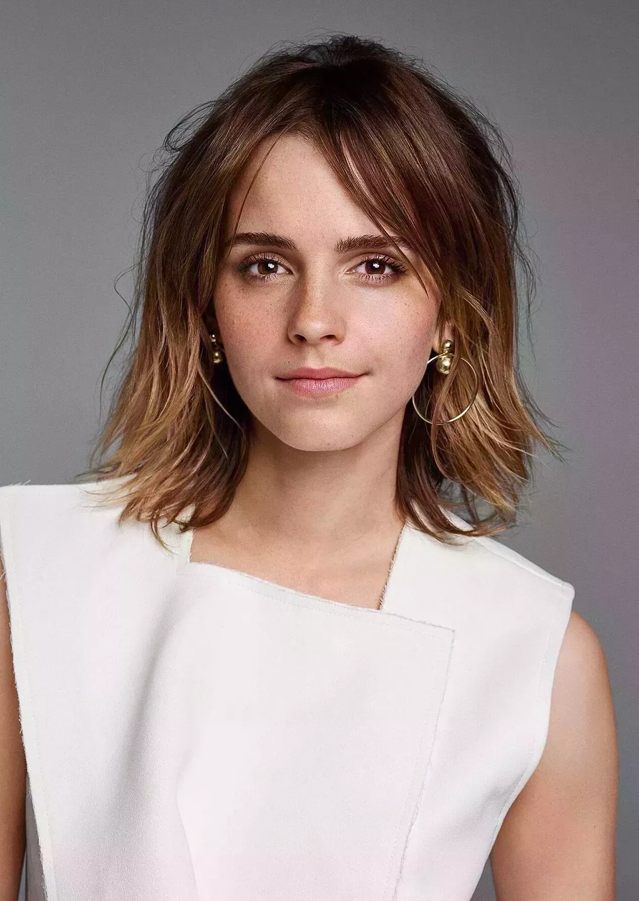 Emma Watson’s Feathery Wolf Cut