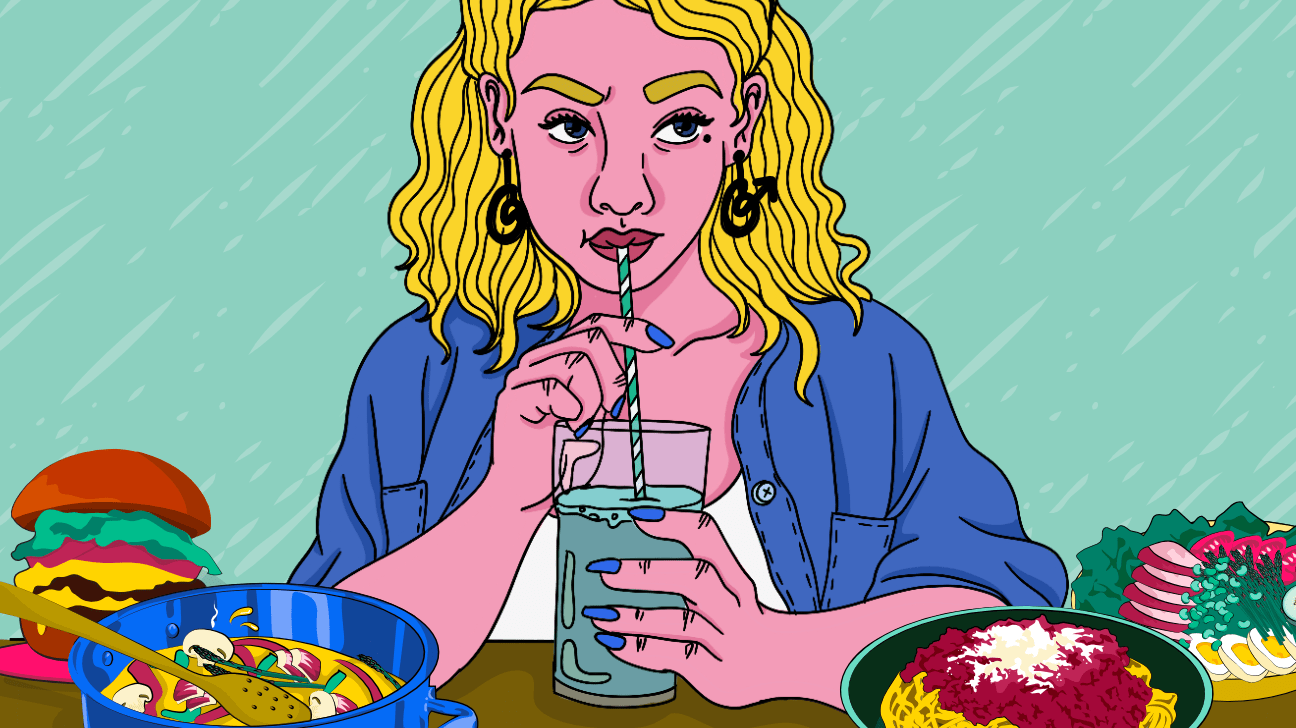 ¿Comer mientras se hace una limpieza de zumos es una forma de contrarrestarlo?