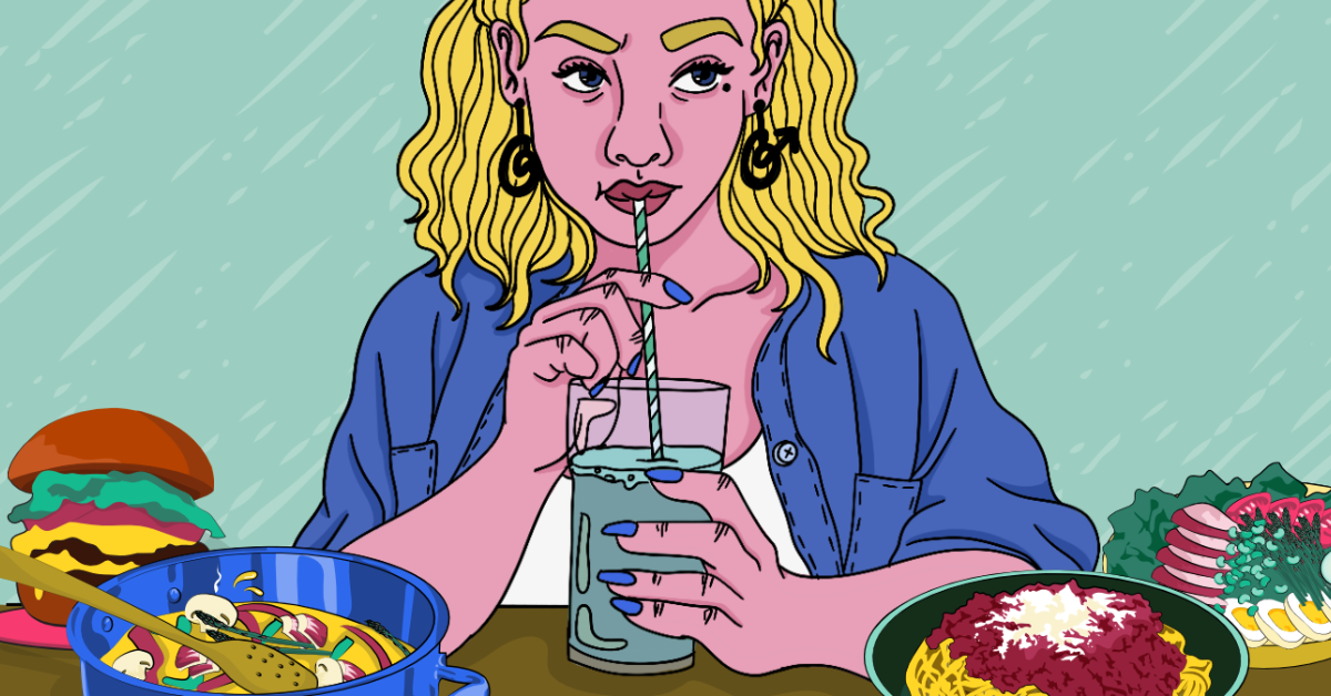 ¿Comer mientras se hace una limpieza de zumos es una forma de contrarrestarlo?