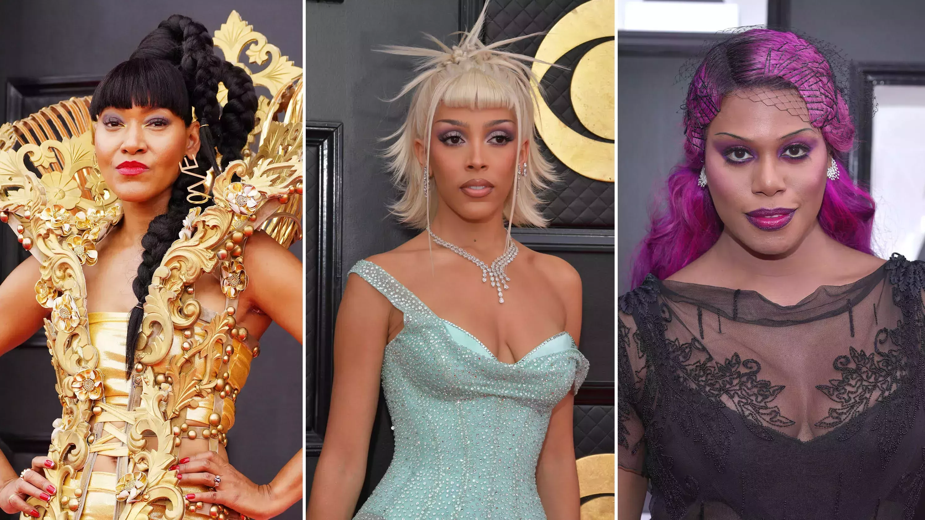 El pelo de las declaraciones estaba por todas partes en los Premios Grammy 2022