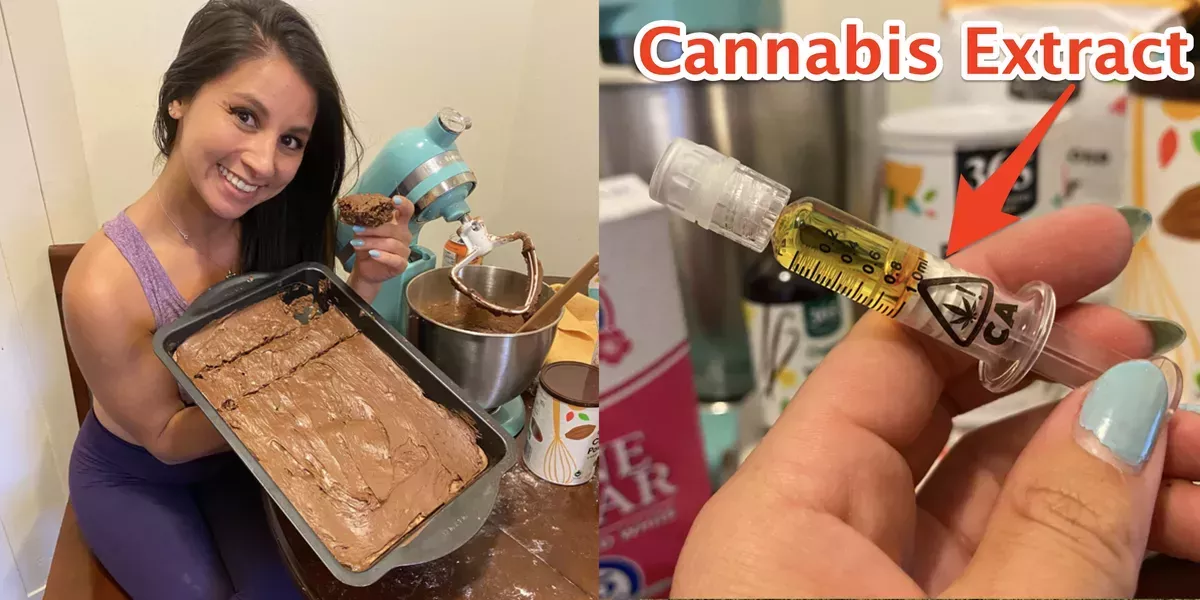 Intenté hacer brownies de hierba por primera vez, y me sorprendió lo deliciosos y fuertes que eran