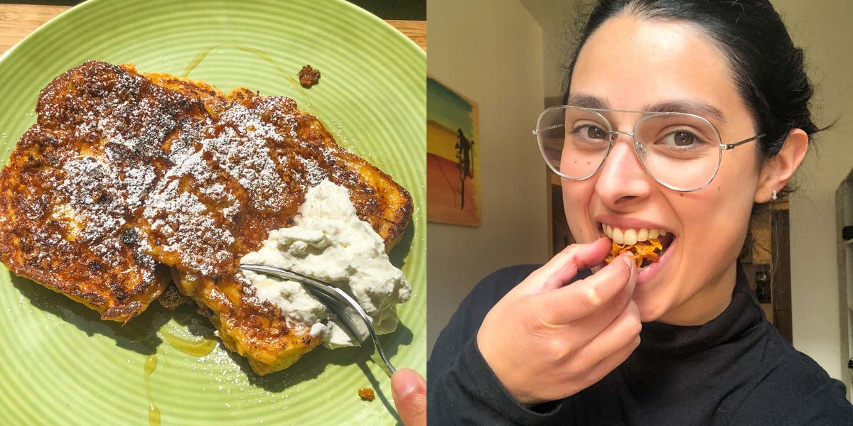 Tostada francesa recubierta de cereales de Joanna Gaines