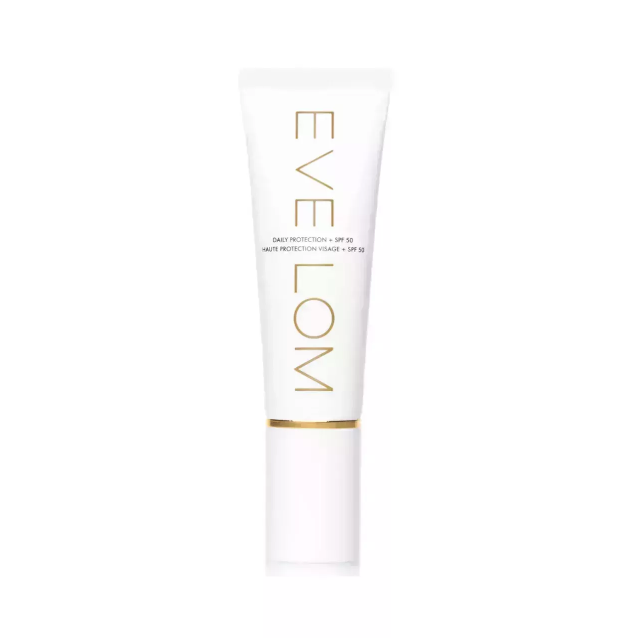 tube of Eve Lom Daily Protection SPF 50 on white background