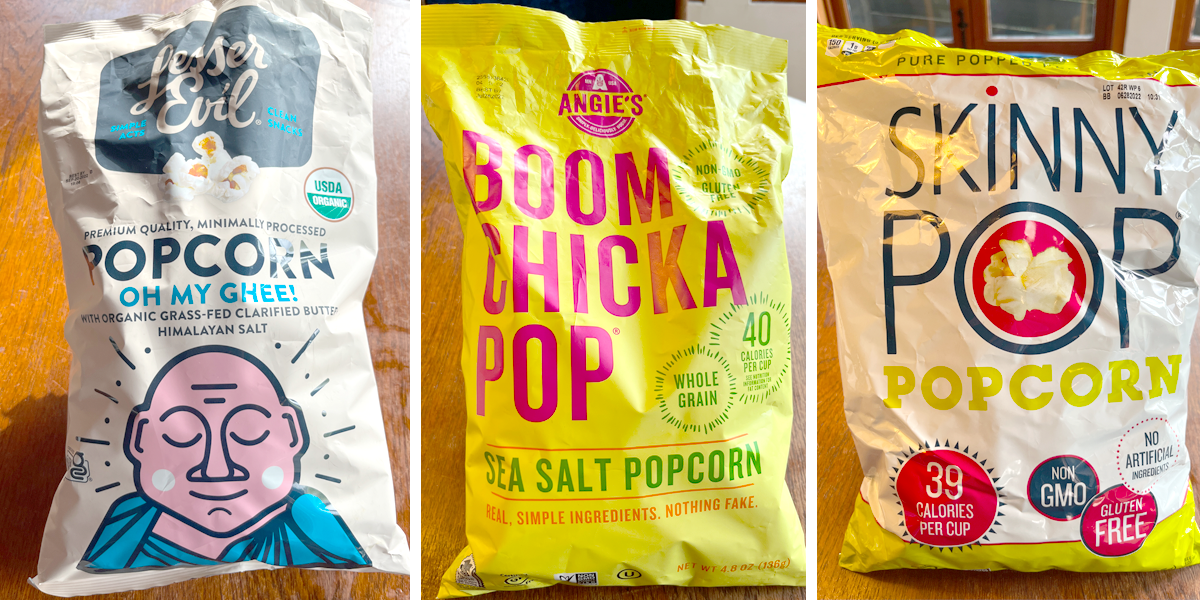 Soy un chef. He probado 3 tipos populares de palomitas de bolsa para ver cuál es la mejor.