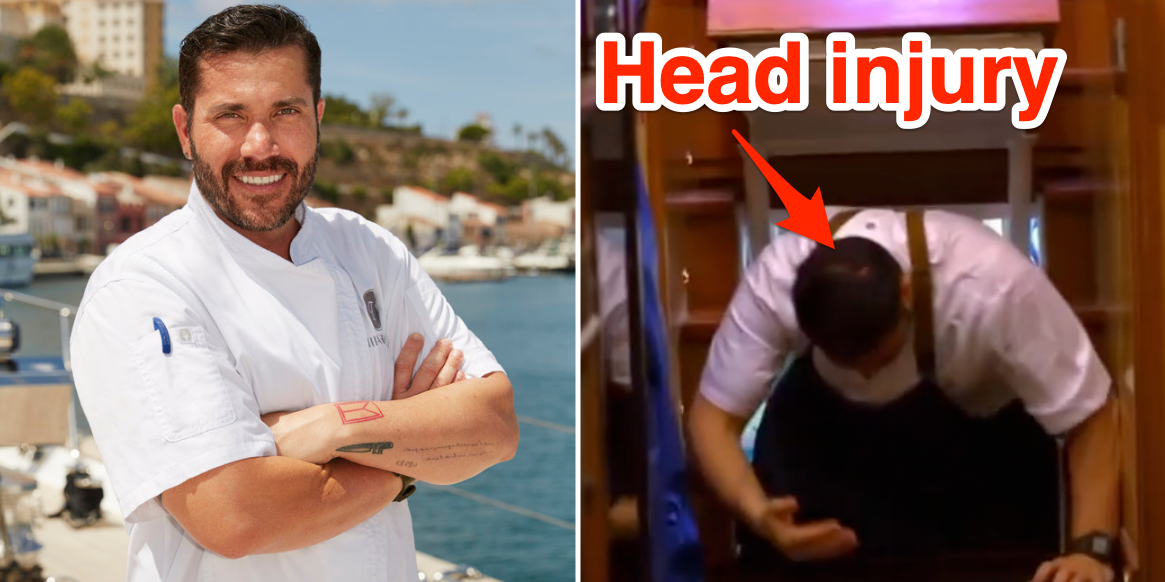 En el programa "Below Deck Sailing Yacht" un chef ha tenido un fuerte accidente durante el rodaje