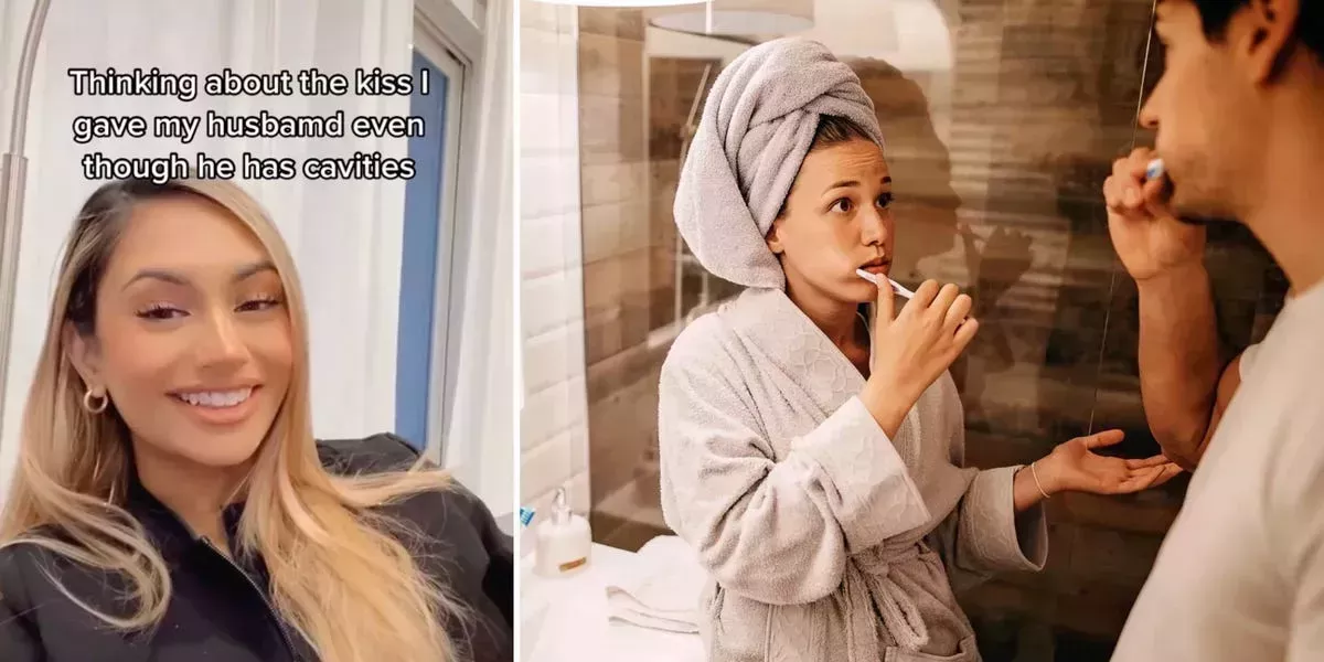 Un dentista deja a la gente boquiabierta al recordar que las caries se pueden contagiar a través de los besos