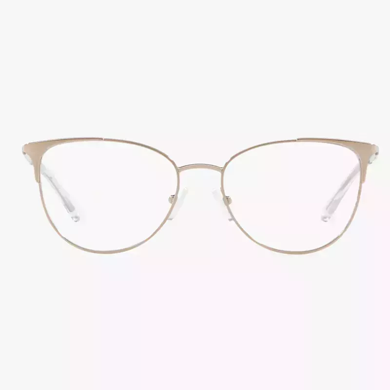 Armani Exchange AX1034 gold winged glasses on white background