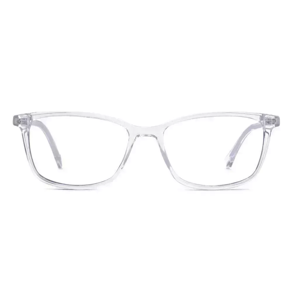 Felix Gray Faraday clear glasses on white background 