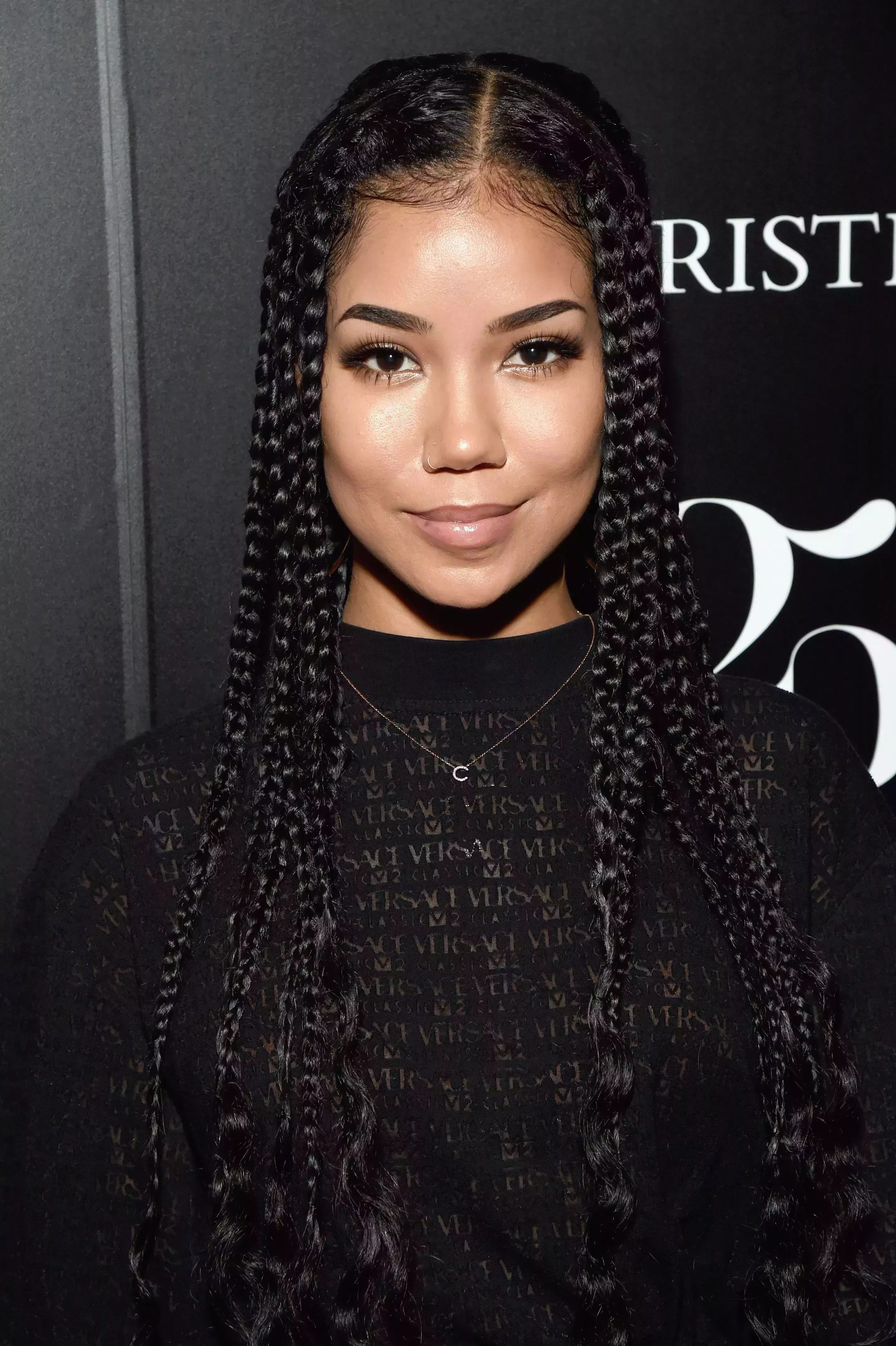 Jhene Aiko’s Knotless Braids With Curly Ends