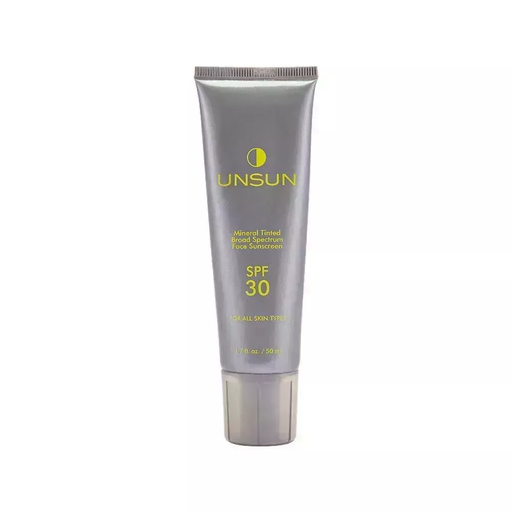 Unsun Mineral Tinted Sunscreen SPF 30 on white background
