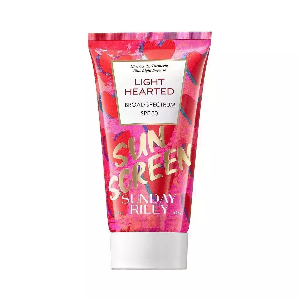 Sunday Riley Light Hearted Broad Spectrum SPF 30 Sunscreen on white background