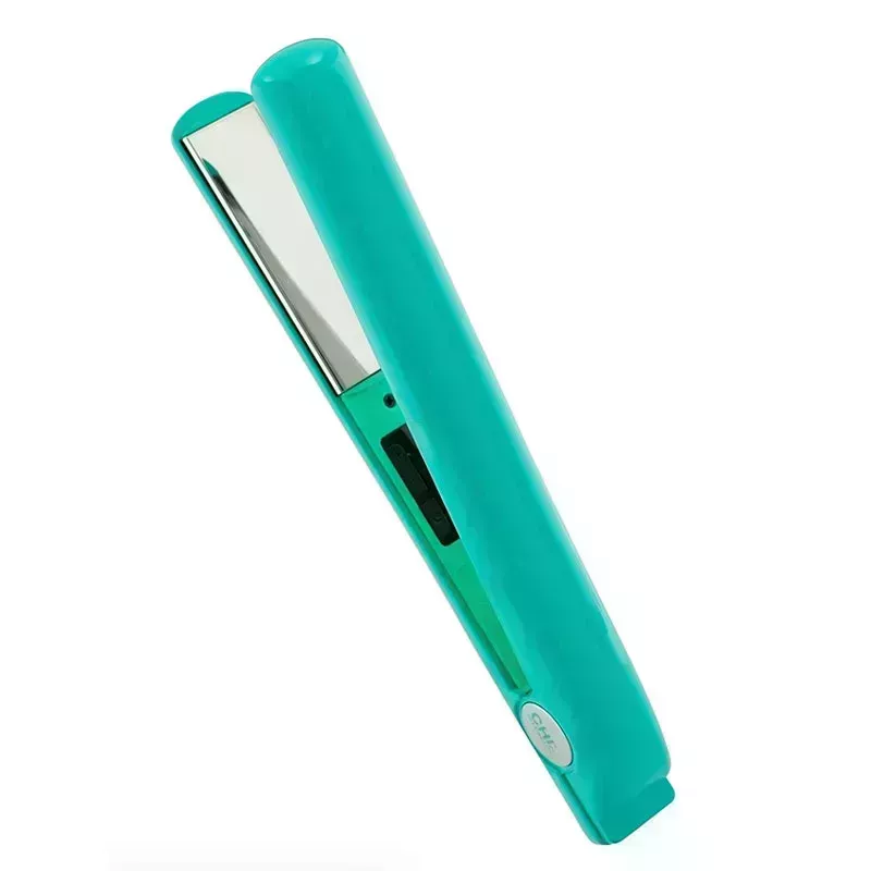 The light blue Chi Temperature Control 1-inch Hairstyling Iron on a white background