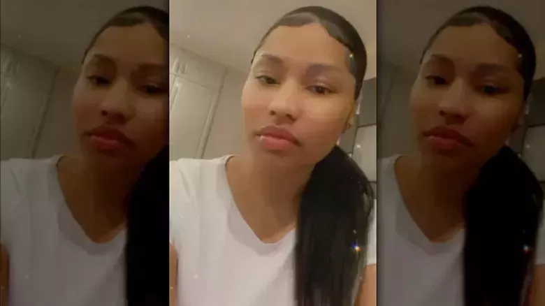 El pelo natural de Nicki Minaj hace que todos digan lo mismo