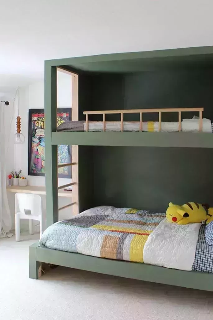 Estas geniales ideas de literas garantizan el ahorro de espacio en tu habitación 