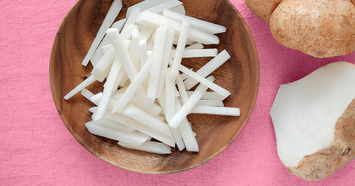 Nutrición de la jícama: Nutrición, beneficios y usos