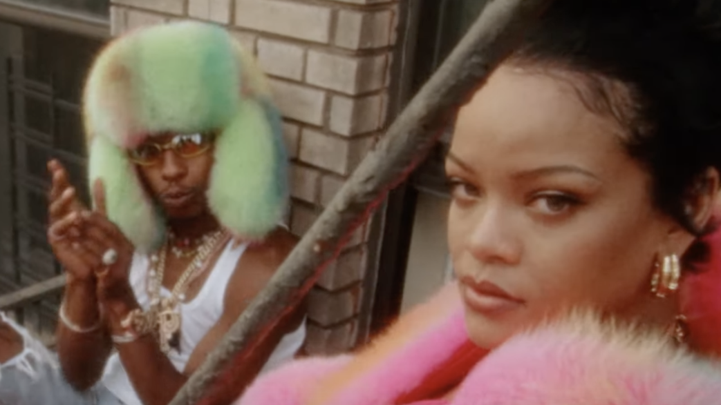 Rihanna sorprende con su look en el nuevo videoclip de A$AP Rocky