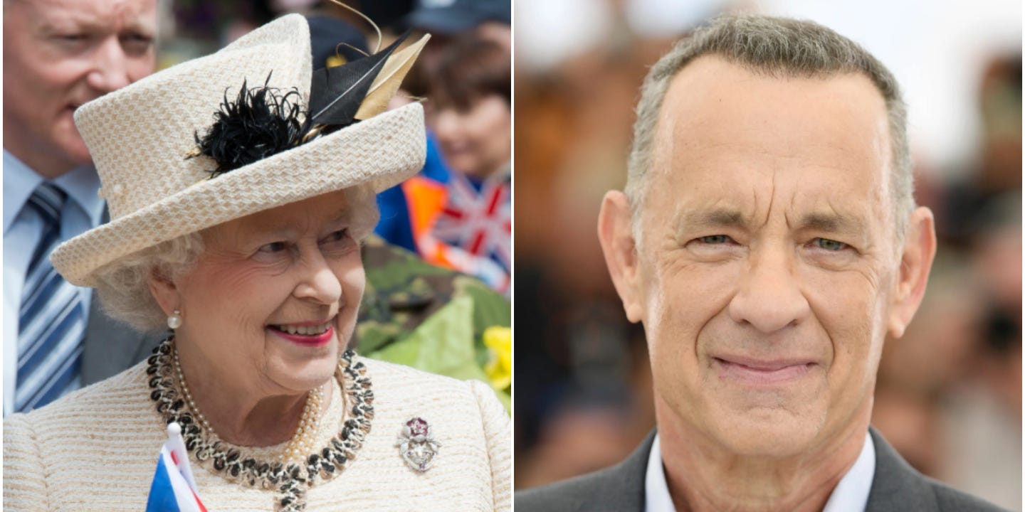 Tom Hanks dice que el cóctel favorito de la reina es un martini
