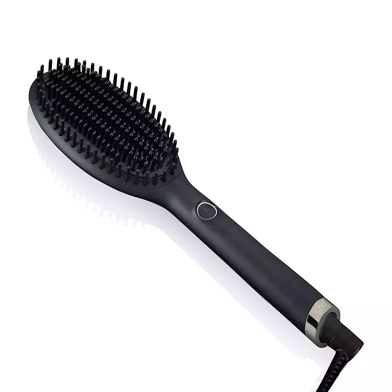 GHD Glide Hot Brush black hot brush on white background