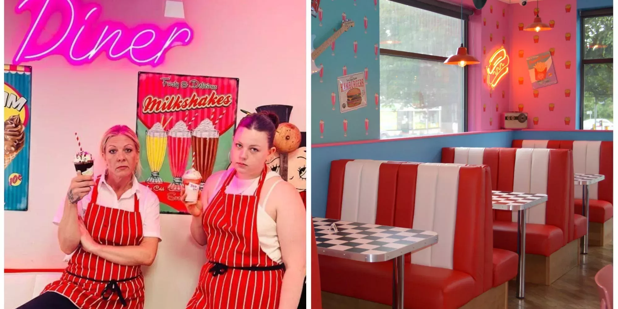 Cómo es trabajar en el famoso Karen's Diner de TikTok, donde el personal cobra por ser maleducado y decir palabrotas a los clientes