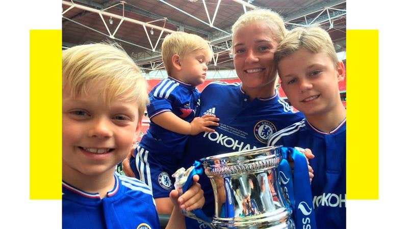 En el fútbol femenino nunca hubo un momento adecuado para tener un bebé, me alegro de que los tiempos hayan cambiado".