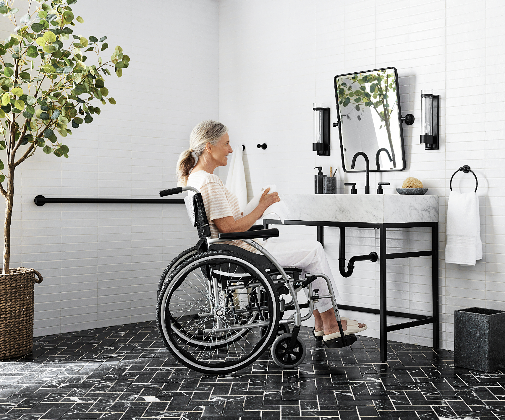 La nueva línea de casas accesibles de Pottery Barn combina la forma con la funcionalidad