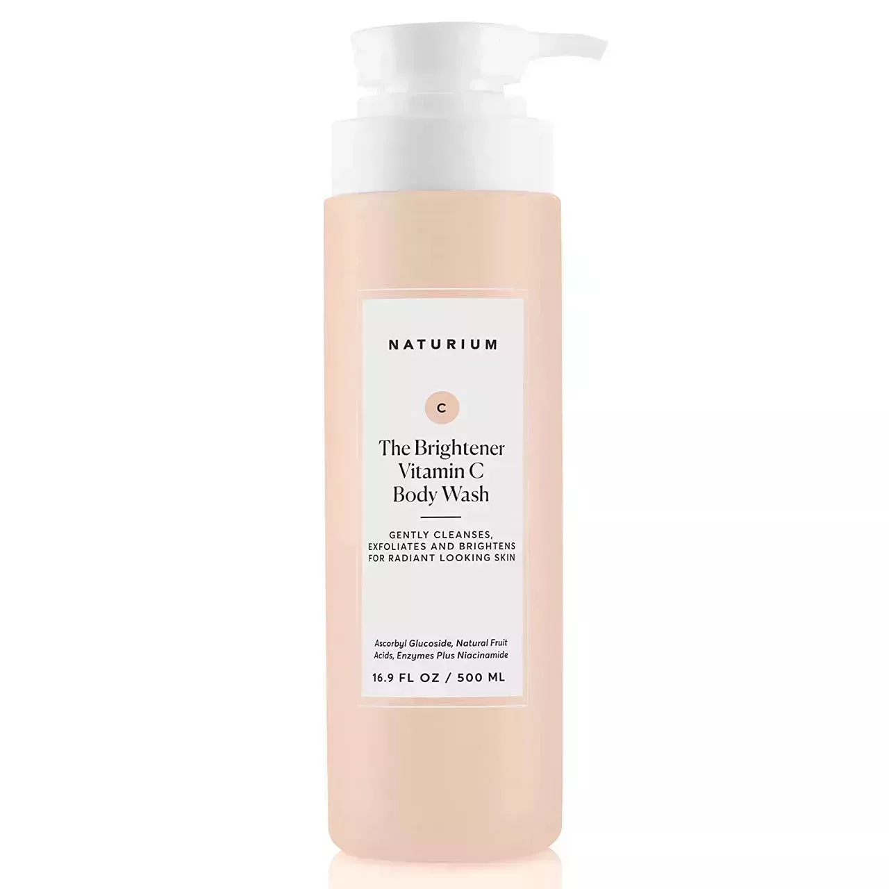 Naturium The Brightener Vitamin C Body Wash on white background