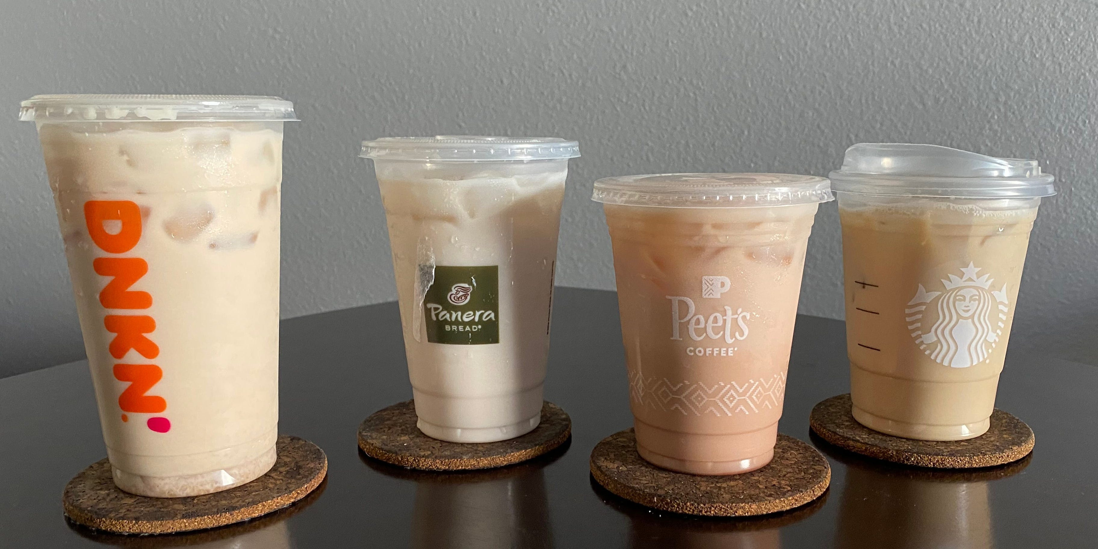 Probé los chai lattes helados de 4 cadenas de café, y sólo volvería a pedir 2