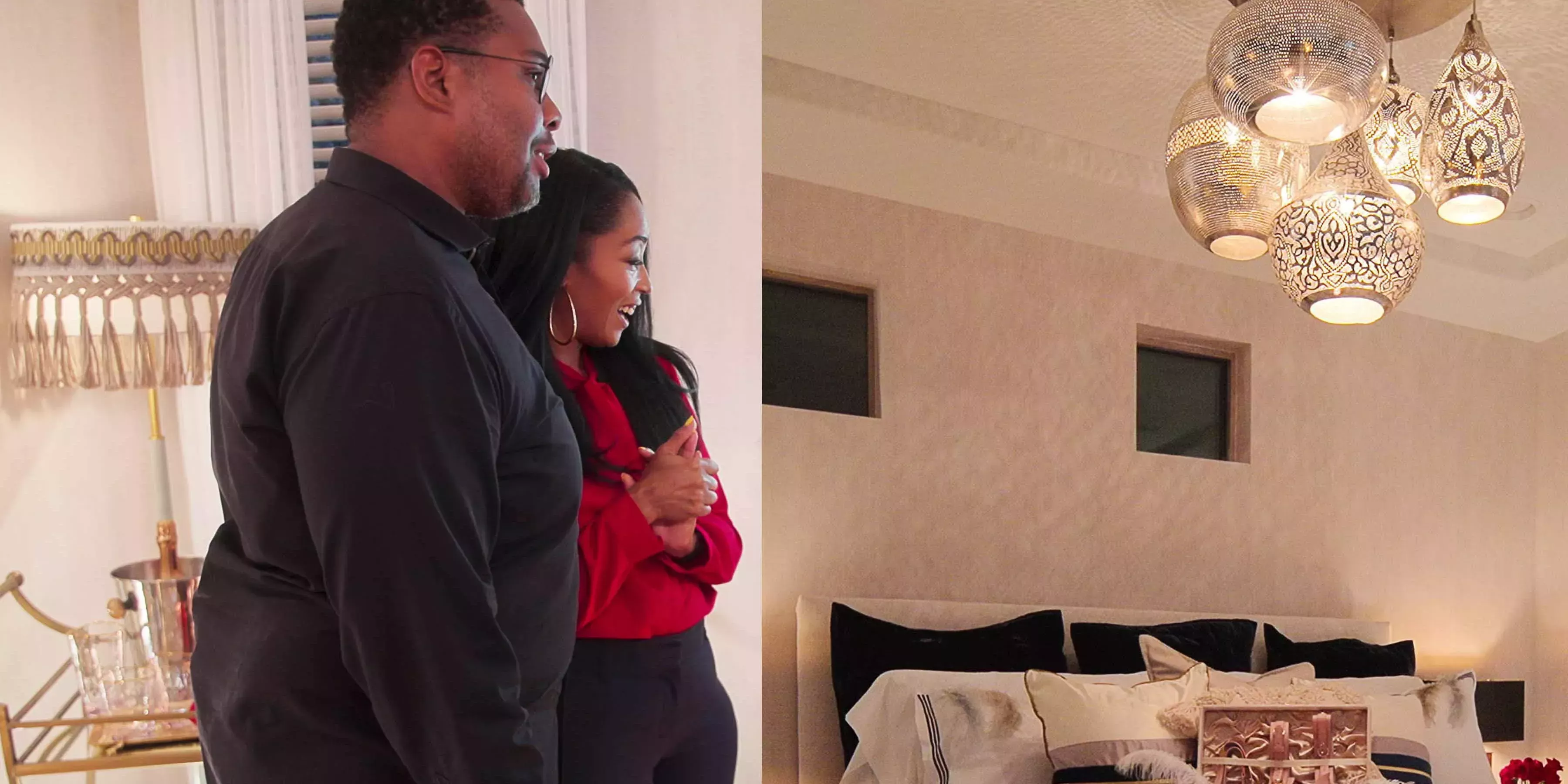 Un matrimonio con gustos sexuales diferentes ha trabajado con un diseñador de interiores de lujo para crear una habitación sexual que inspire los juegos previos más sensuales