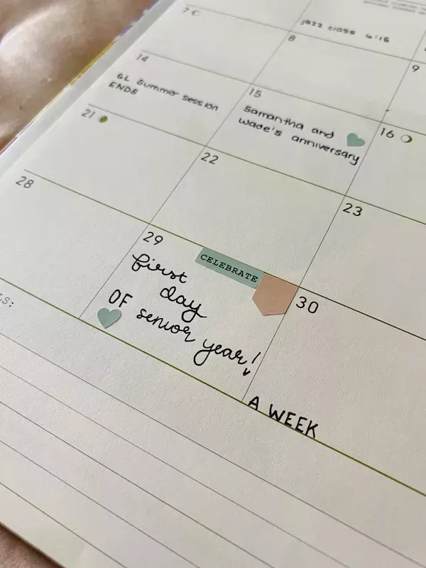 Cómo preparar su agenda para un buen año escolar